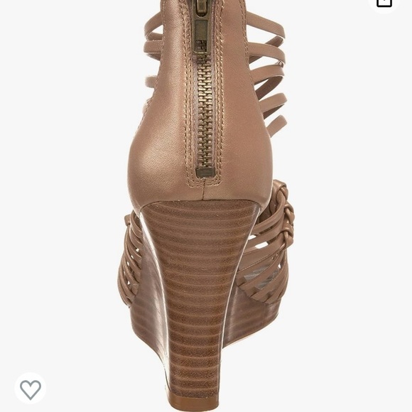 B Makowsky bmanne goldwash leather wedge - Picture 5 of 6